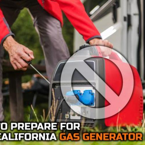 California Ban on Gas Portable Generators by 2028
